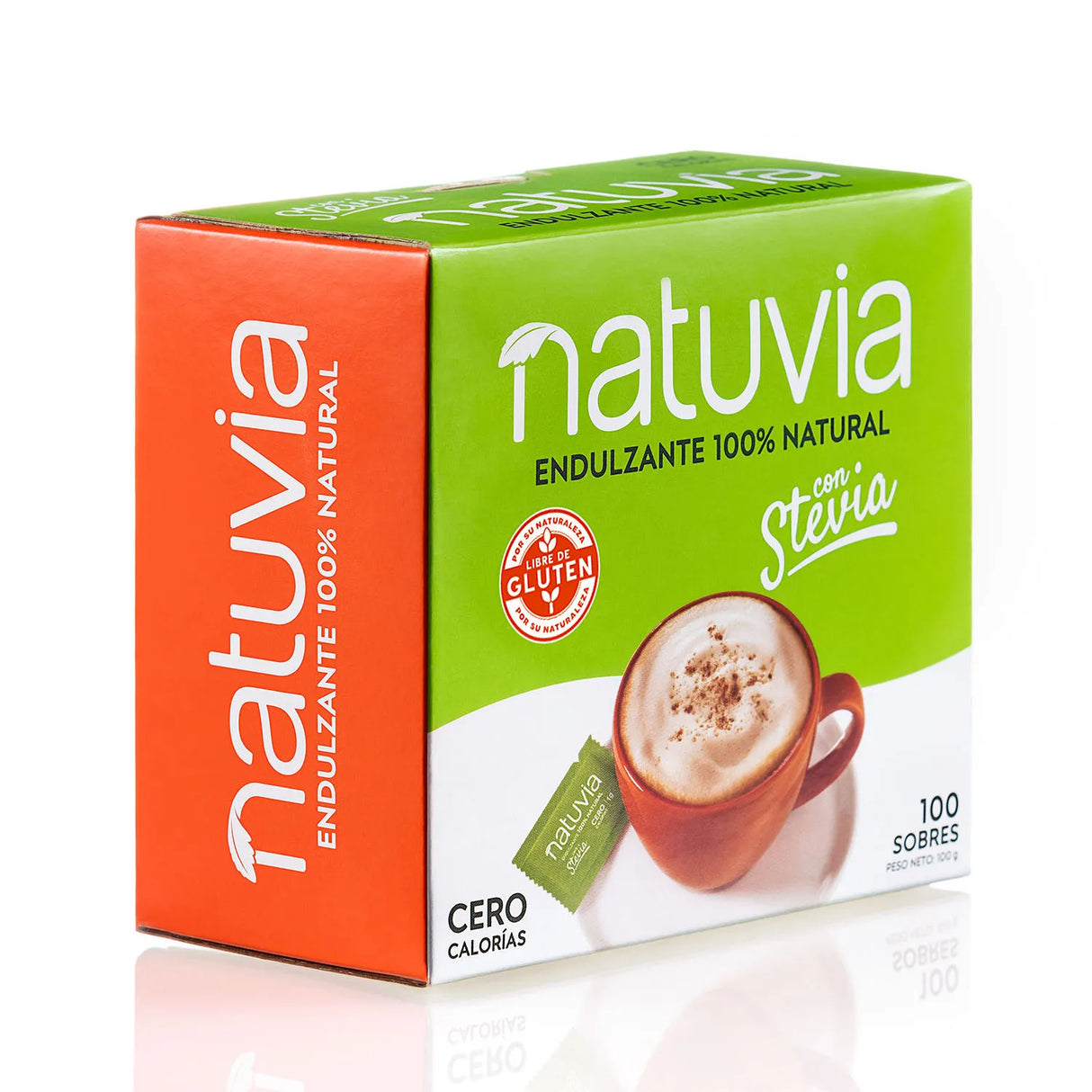 NATUVIA CON STEVIA 100 UNIDADES 100G