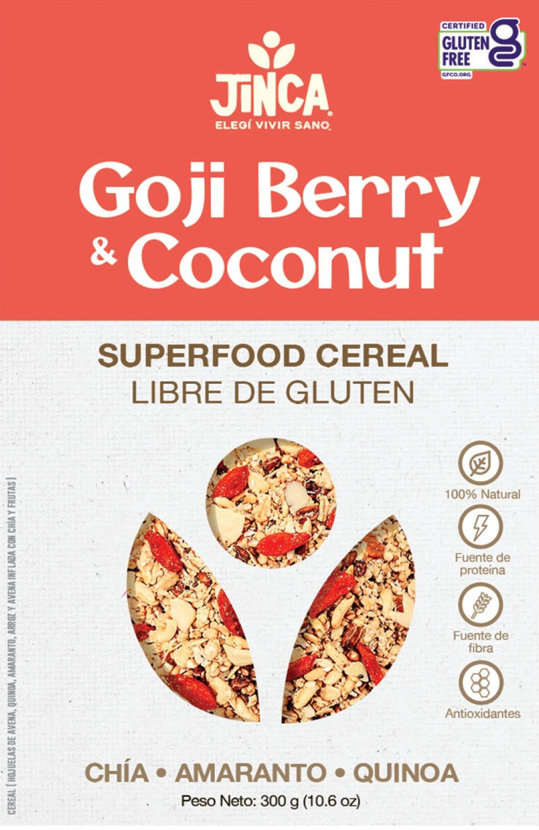 CEREAL GOJI BERRY COCO JINCA 300G
