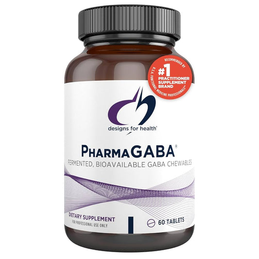 CAPSULA MASTICABLES PHARMA GABA DESIGN FOR HEALTH 60 UNIDADES