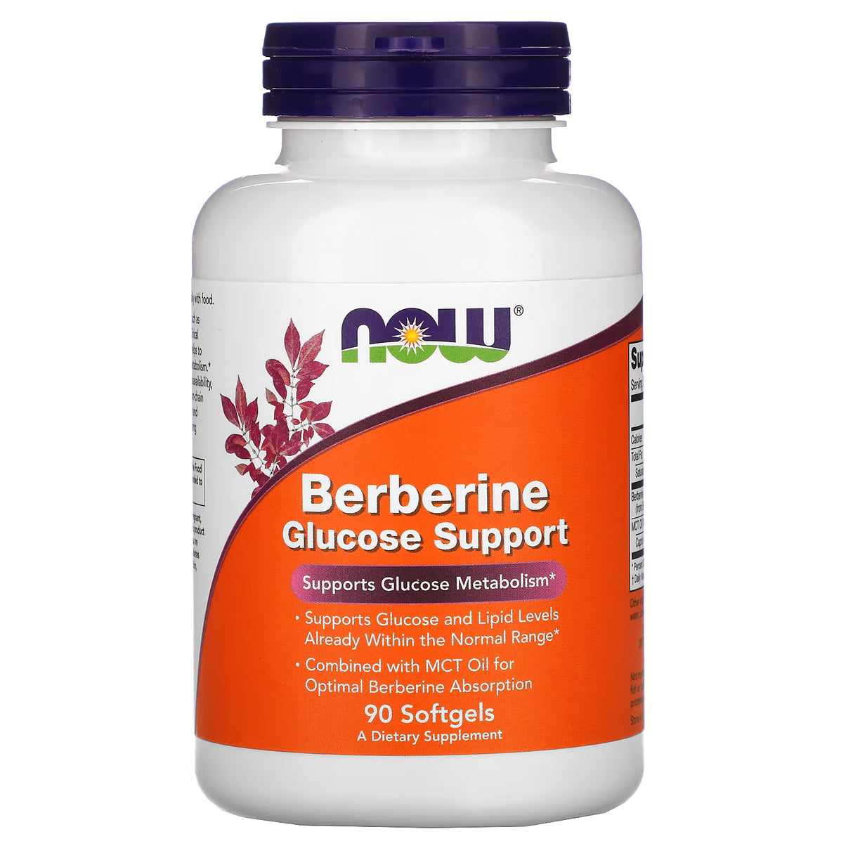 PASTILLA GEL BERBERINE NOW 90 CÁPSULAS