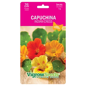 SEMILLA CAPUCHINA VIGROW SEEDS 1G