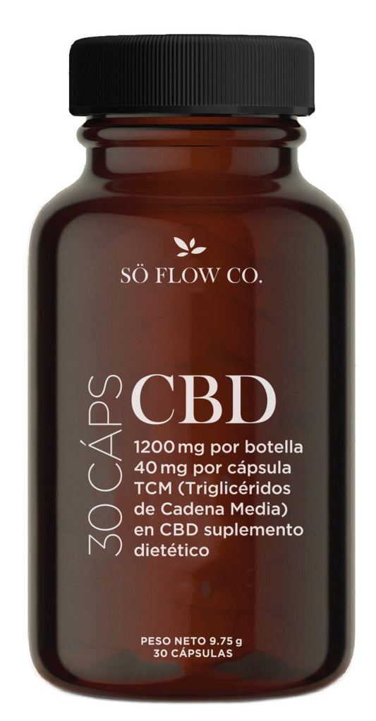 CÁPSULAS AMPLIO ESPECTRO CBD SO FLOW CO