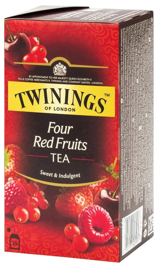 TÉ FOUR RED FRUITS TWININGS OF LONDON 25 UNIDADES