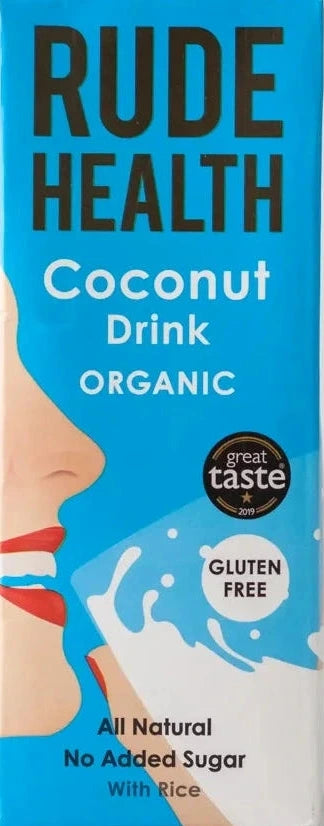 LECHE COCONUT ORGANICA RUDE HEALTH 1L