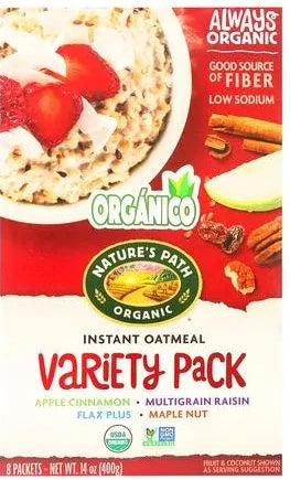 CEREAL PACK DE AVENA 4 SABORES NATURE PATH 400G