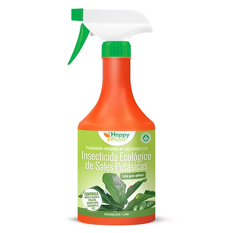 INSECTICIDA ECOLOGICO SALES POTASICAS HAPPY PLANT 1L