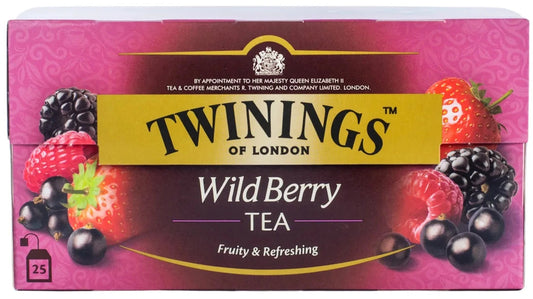 TÉ FRUTOS SILVESTRES TWININGS 25 UNIDADES