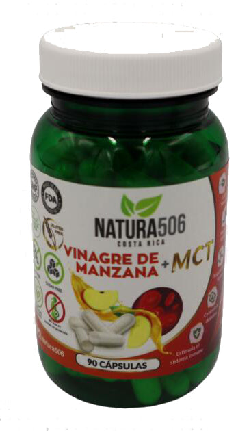 PASTILLA VINAGRE DE MANZANA + MCT NATURA 506 90 CÁPSULAS