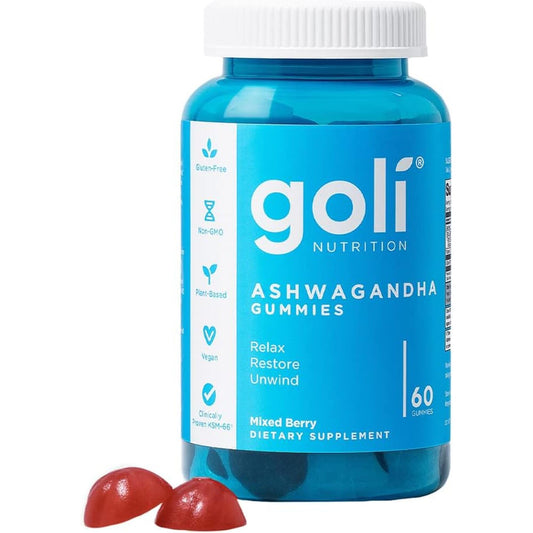 GOMITAS DE ASHWAGANDHA GOLÍ - 60 CÁPSULAS