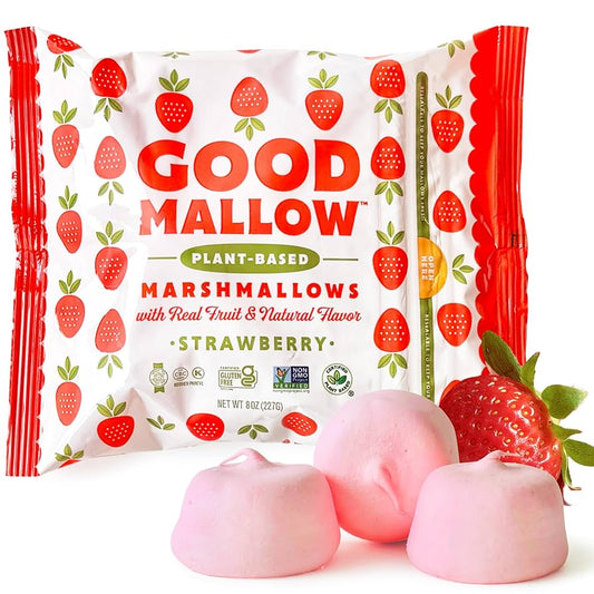 MARSHMALLOW VEGAN STRAWBERRY NATURAL GOOD MALLOW 227G