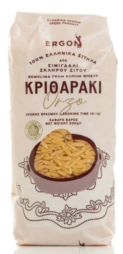 PASTA KPIOAPAKI ORZO ERGON 500G