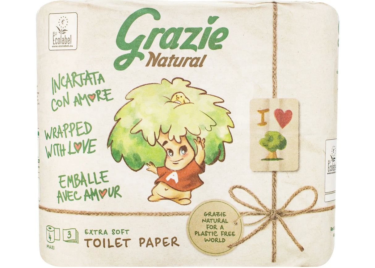 PAPEL HIGIÉNICO GRAZIE 270 4UNIDADES