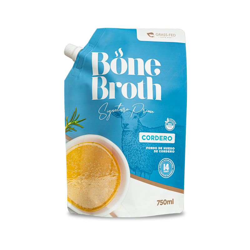 BONE BROTH CORDERO GRASSFED 750 ML