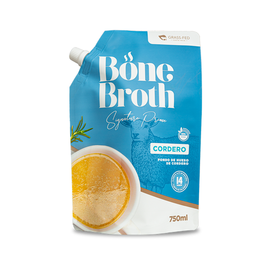 BONE BROTH CORDERO GRASSFED 750 ML