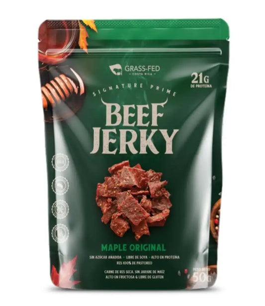 CARNE BEEF JERKY MAPLE ORIGINAL GRASS FED 50G