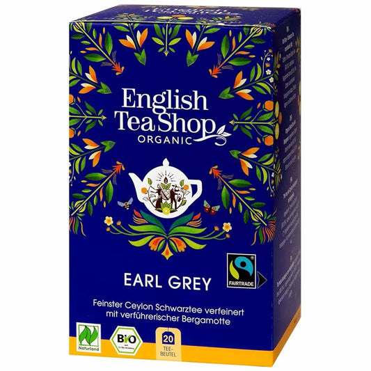 TÉ ORGÁNICO EARL GREY ENGLISH TEA SHOP 45G