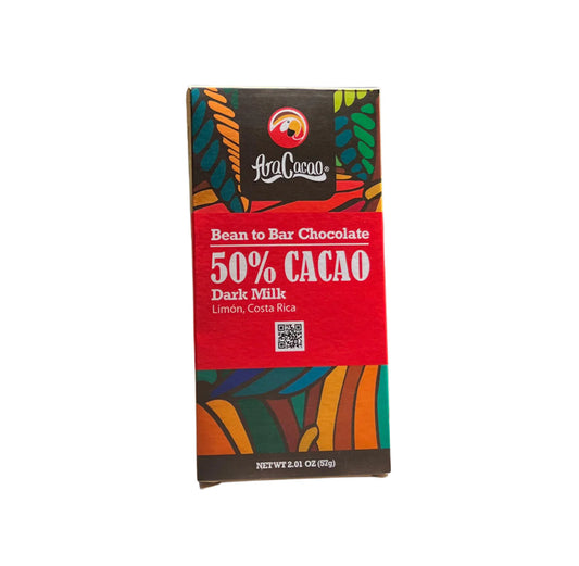 CHOCOLATE BARRA LECHE 50% ARACACAO 57G