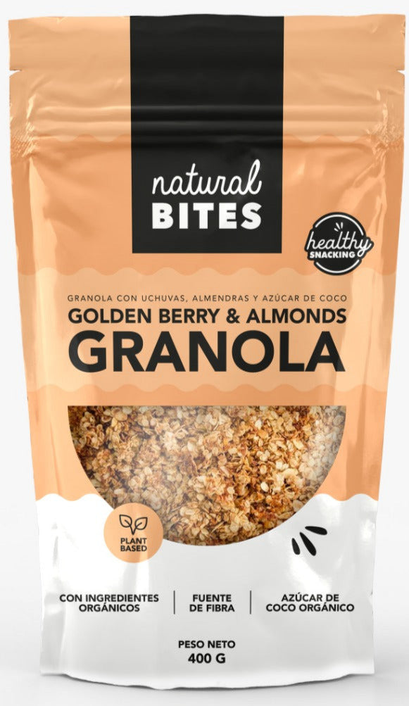GRANOLA ALMENDRA UCHUVAS NATURAL B 400g