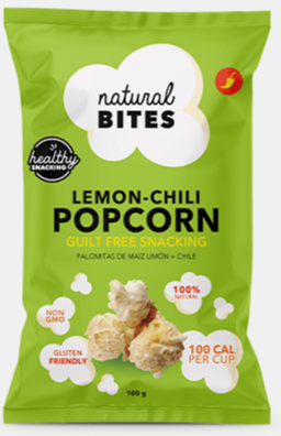 SNACK PALOMITAS LIMÓN NATURAL BITES 100g