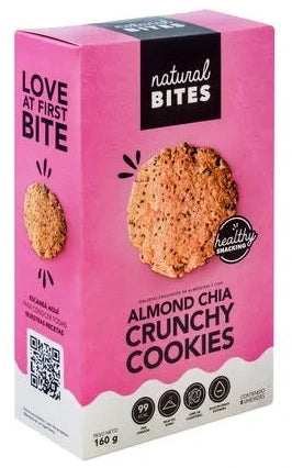 GALLETAS ALMENDRA CHÍA NATURAL BITES 160G
