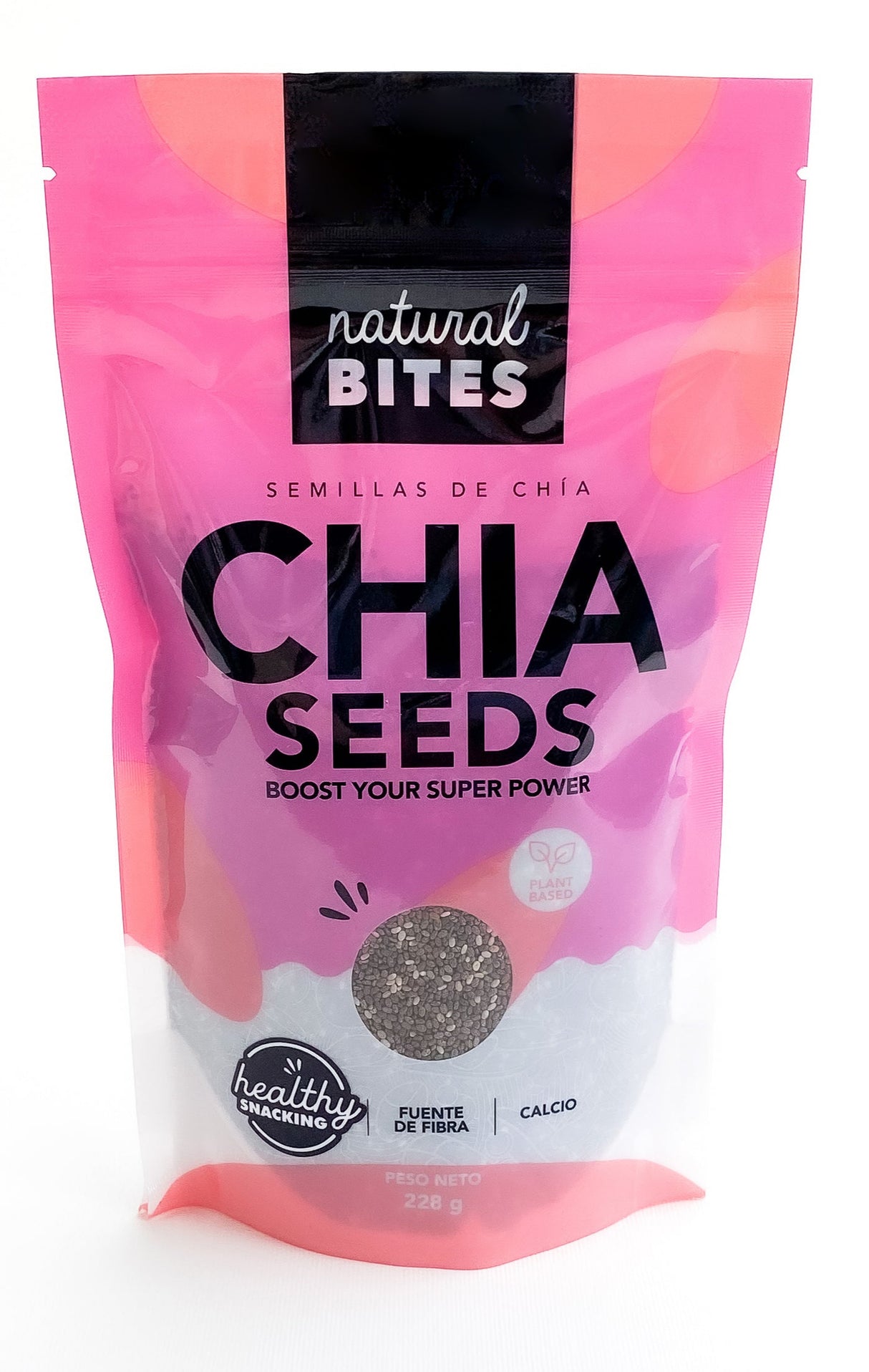 CHÍA SEEDS NATURAL BITES 228G