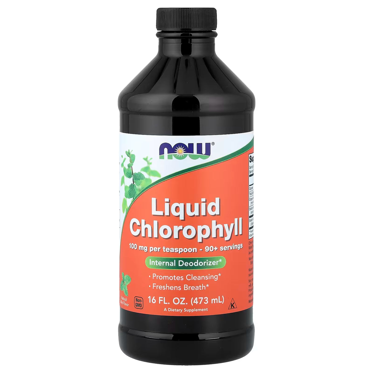 CLOROFILA LIQUIDA MENTA NOW 473ml
