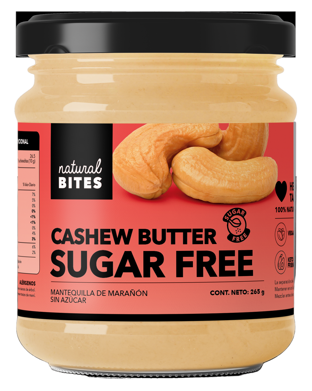 MANTEQUILLA MARAÑÓN SIN AZÚCAR NATURAL BITES
