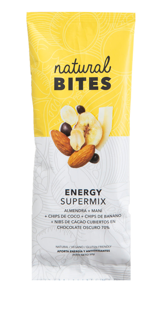 ENERGY SUPERMIX NATURAL BITES 50g