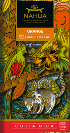 CHOCOLATE BARRA ORANGE NAHUA 50G
