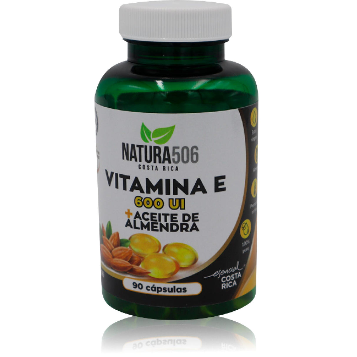 CÁPSULAS VITAMINA E600 UI+ ACEITE DE ALMENDRA NATURA506 90 UNIDADES