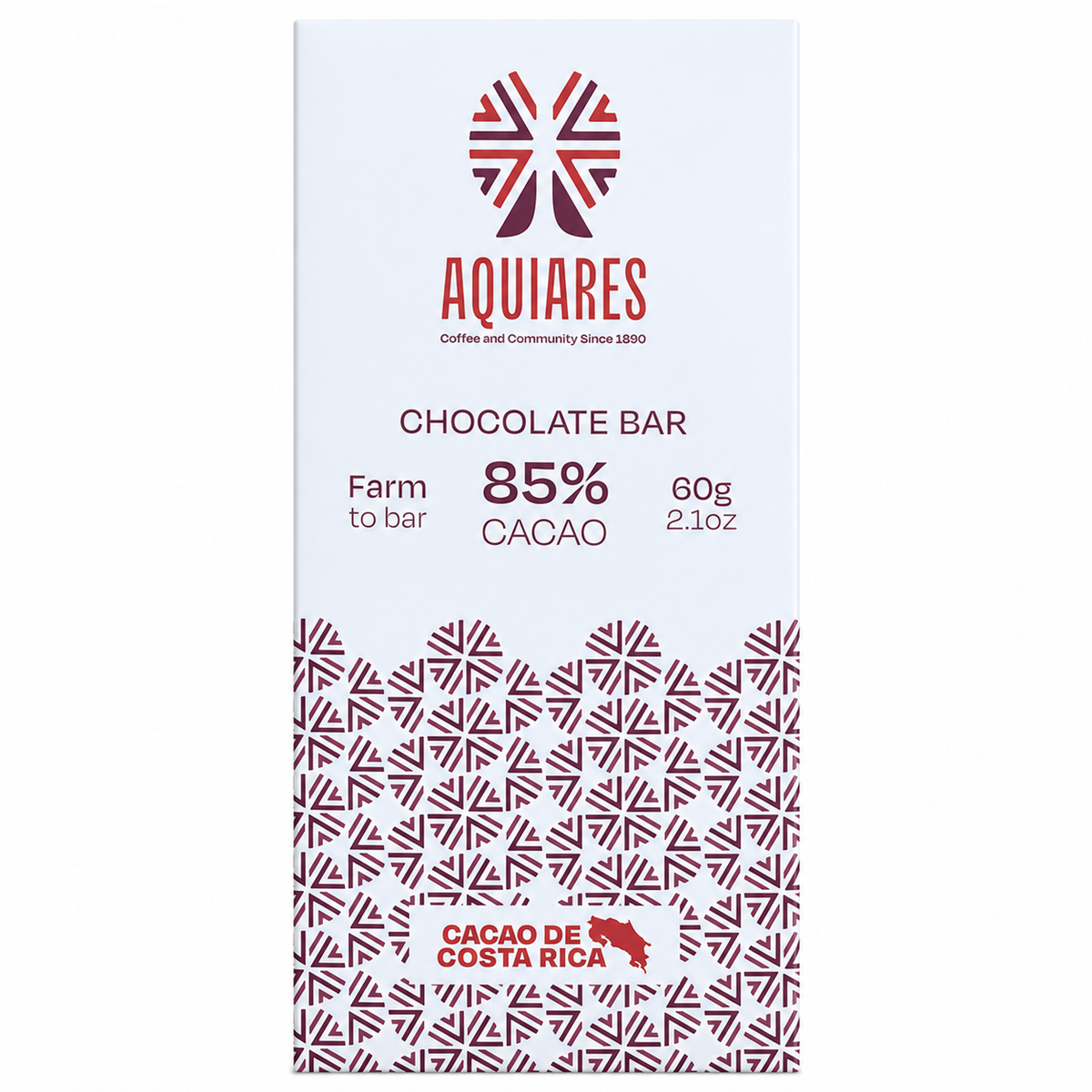 CHOCOLATE 85% CACAO AQUIARES 60G