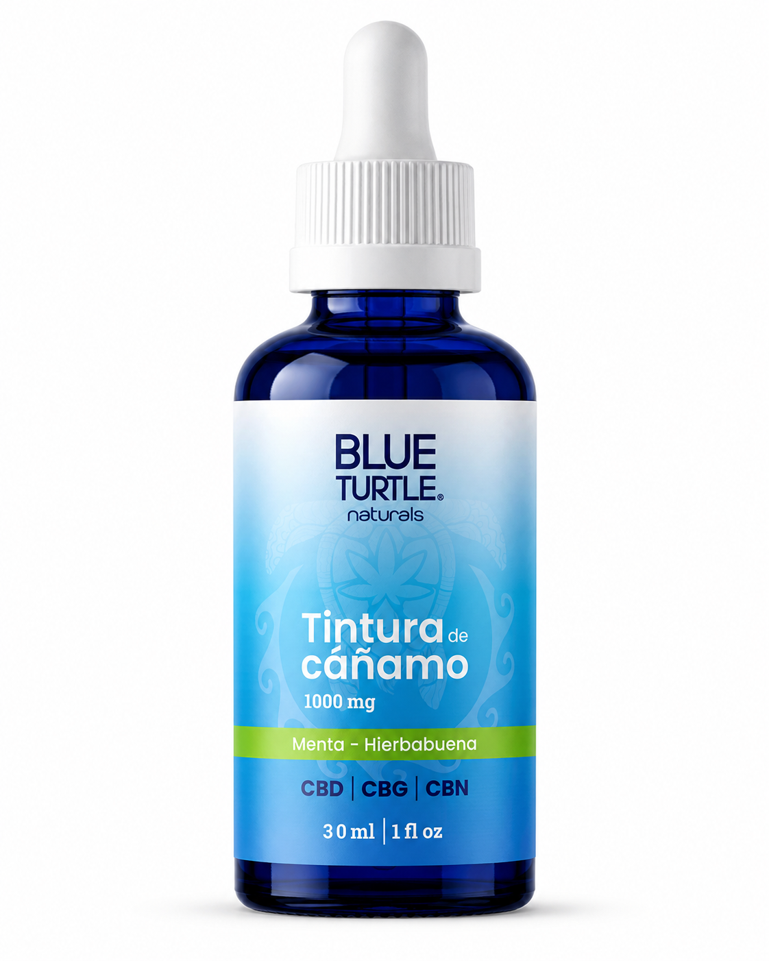 TINTURA DE CÁÑAMO MENTA-HIERBABUENA 1000MG BLUE TURTLE 30ML