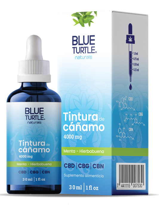 TINTURA DE CÁÑAMO HIERBABUENA 1000MG BLUE TURTLE 30ML