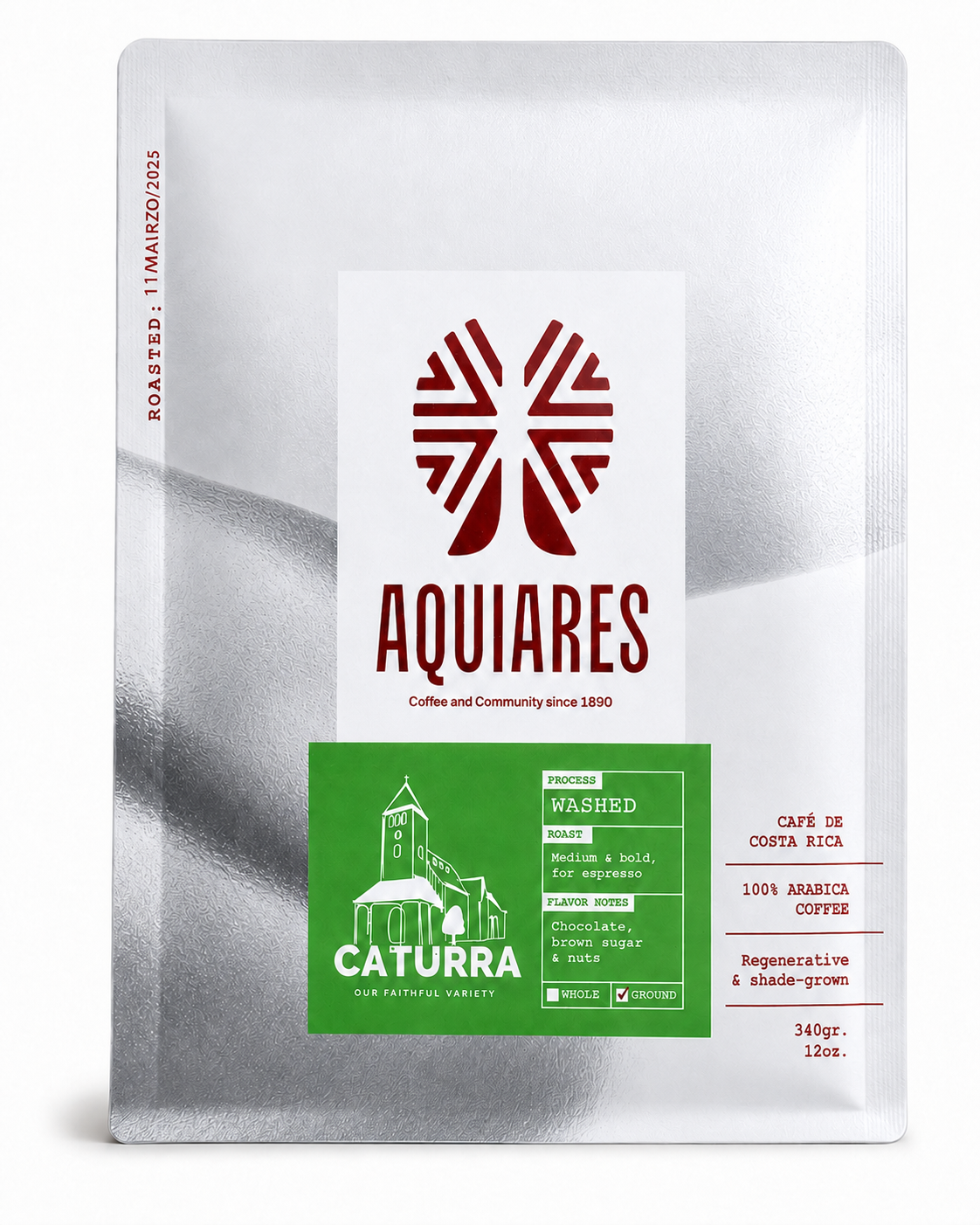 CAFE MOLIDO CATURRA AQUIARES 250g