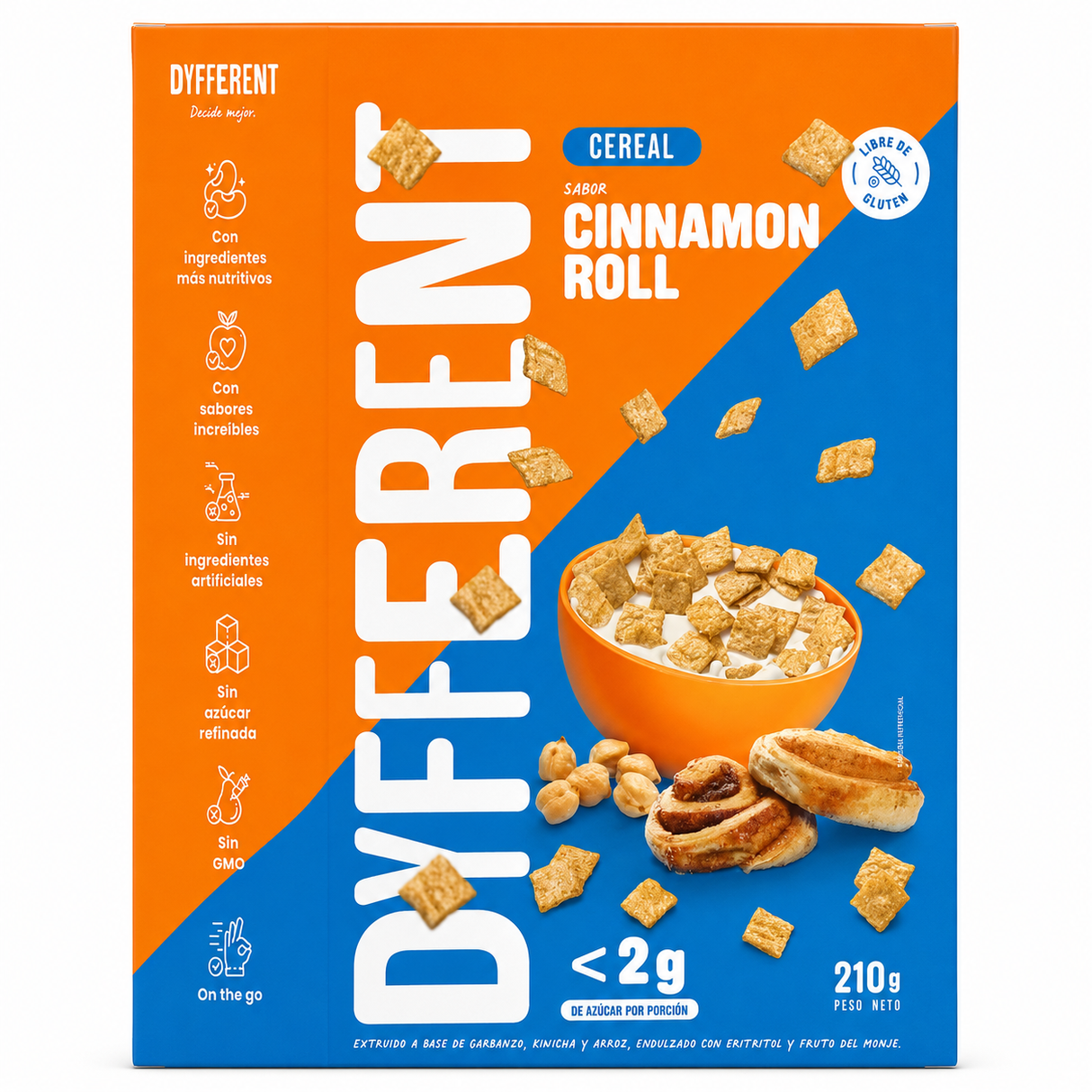 CEREAL CINNAMON ROLL DYFFERENT 210g
