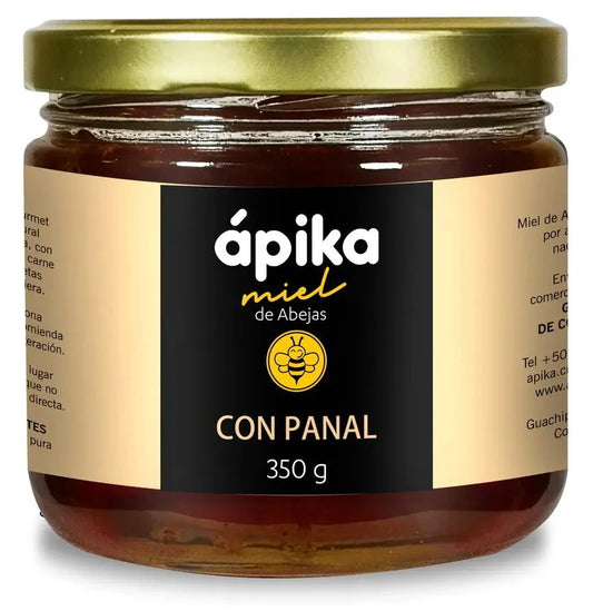 MIEL CON PANAL ÁPIKA 350G