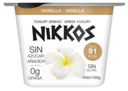YOGURT GRIEGO VAINILLA NIKKOS 150G