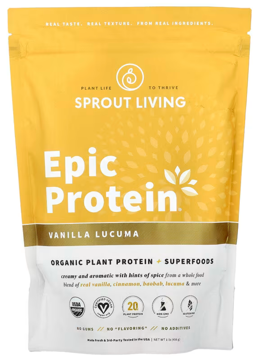 PROTEINA VEGANA VAINILLA SPROUT LIVING 456G