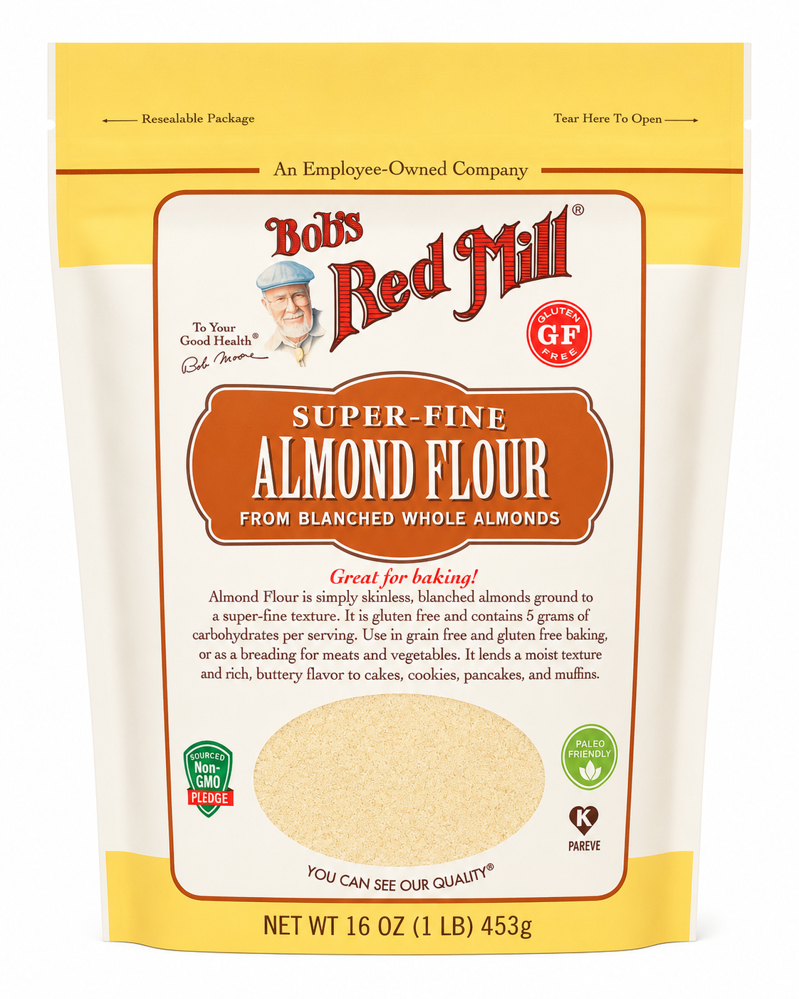 HARINA DE ALMENDRA BOBSREDMILL 453G