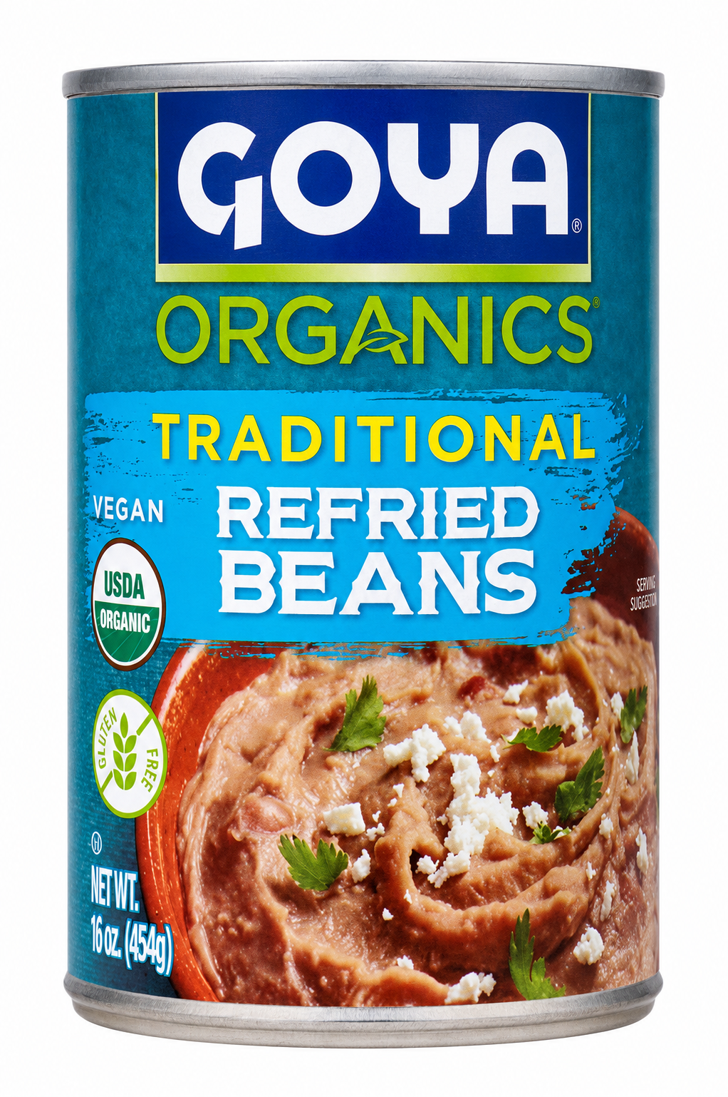 FRIJOLES FRITOS ROJOS ORGÁNICOS GOYA 454G