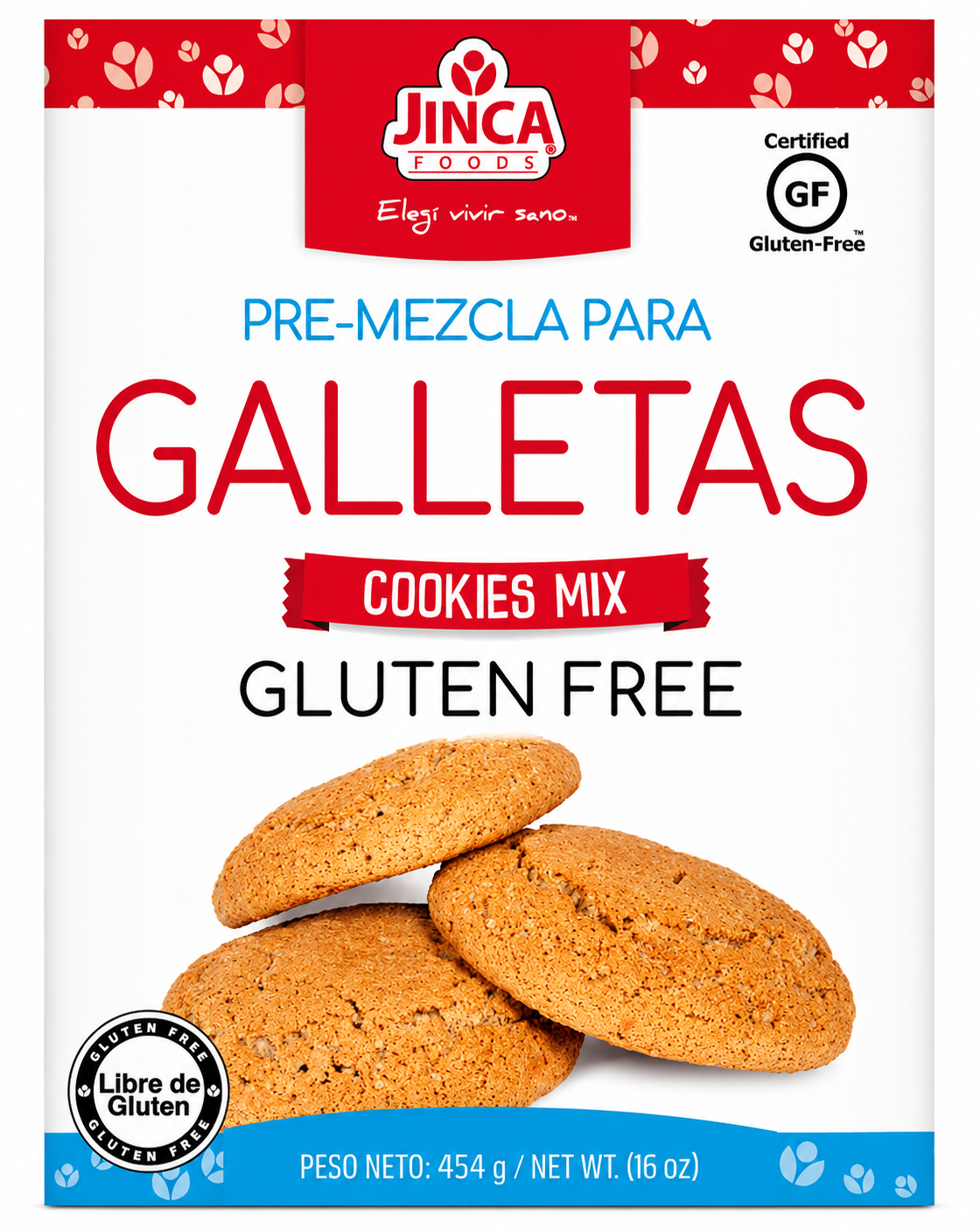 PRE MEZCLA PARA GALLETAS GLUTEN FREE 454G