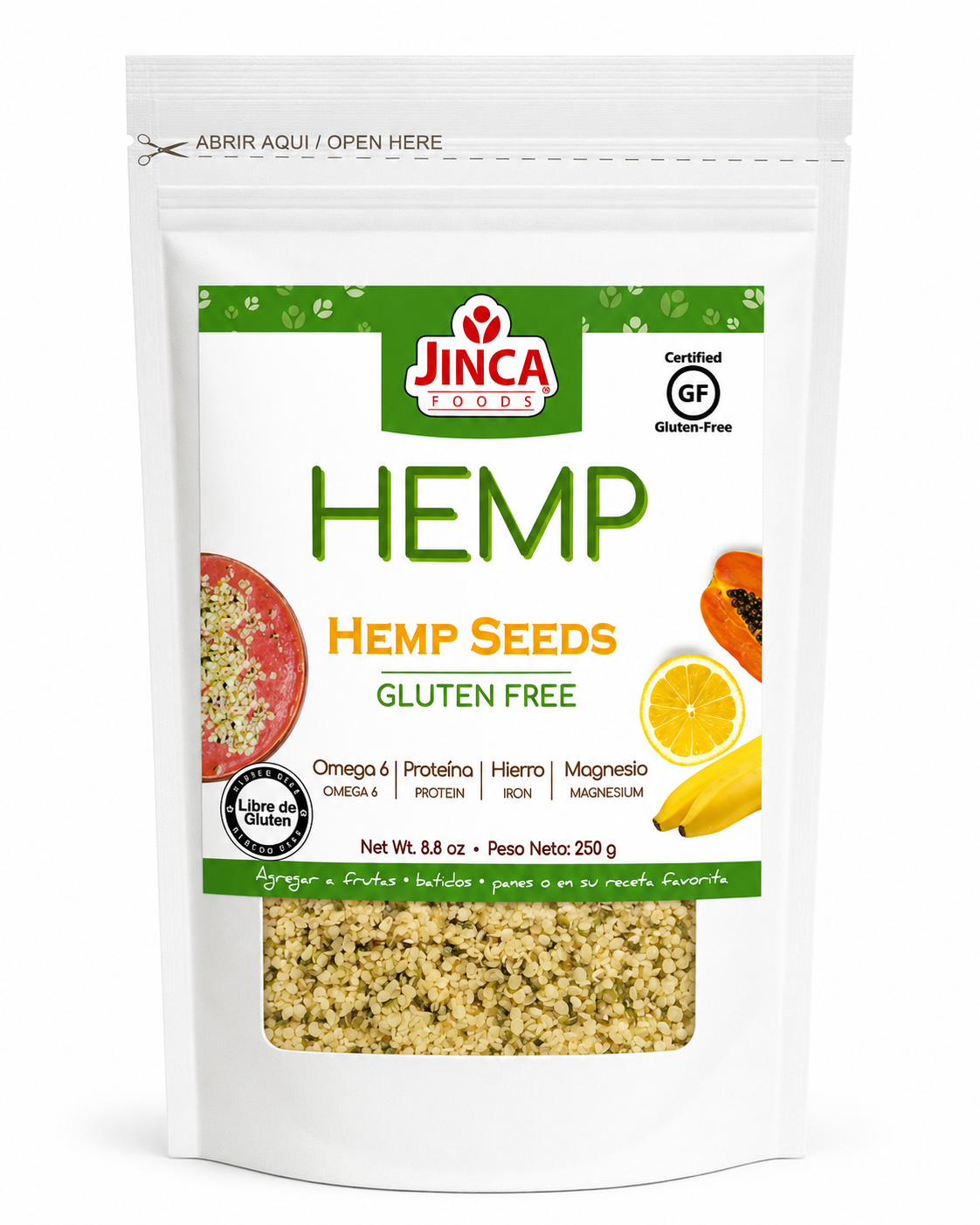 HEMP ENTERO JINCA 250G
