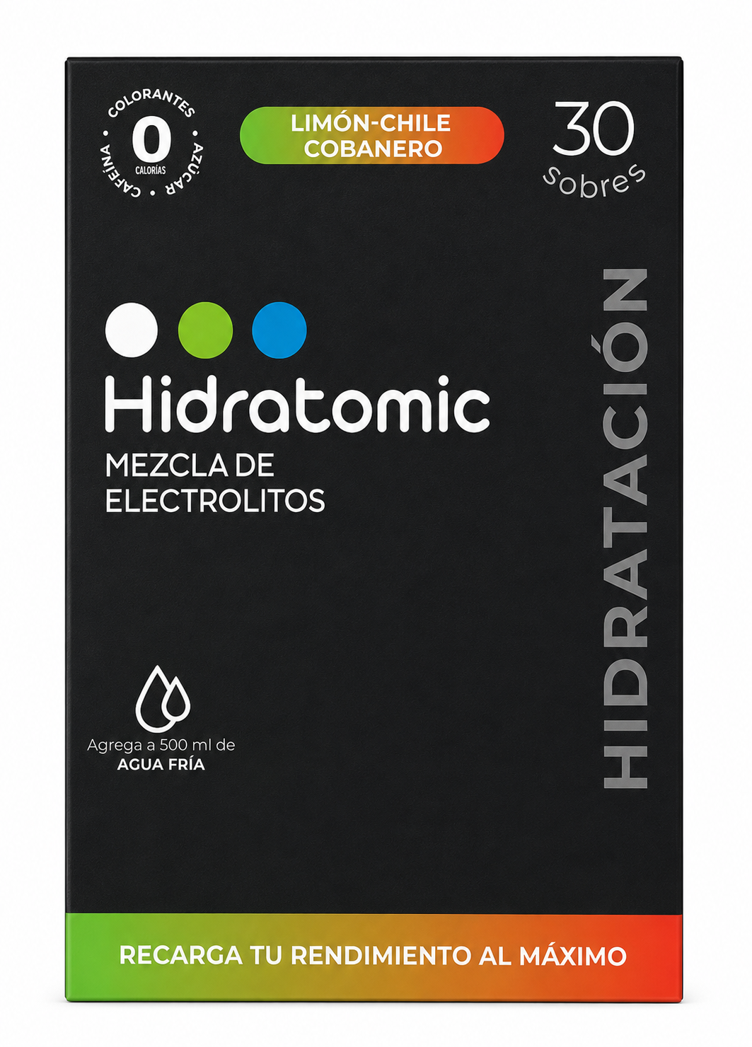 ELECTROLYTE LIMÓN CHILE COBANERO HIDRATOMIC 30 STICK PACK