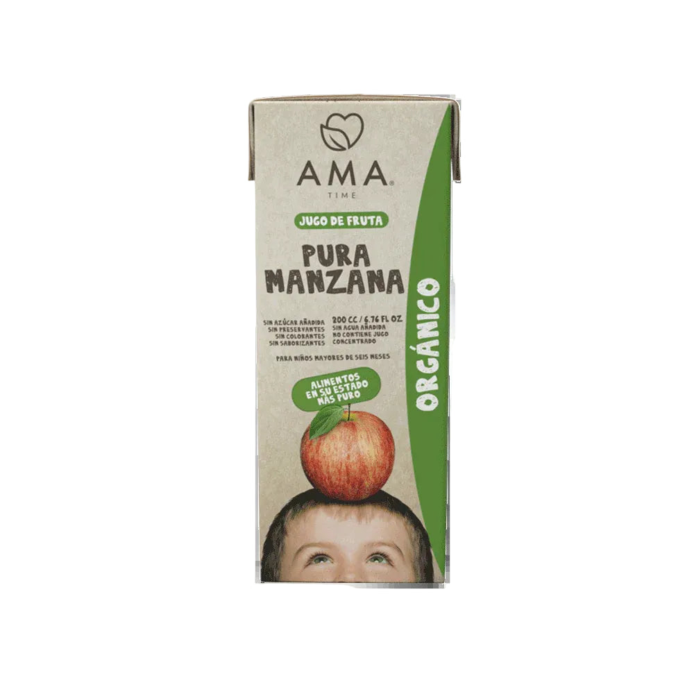 JUGO MANZANA ORGANICO AMA 200ml
