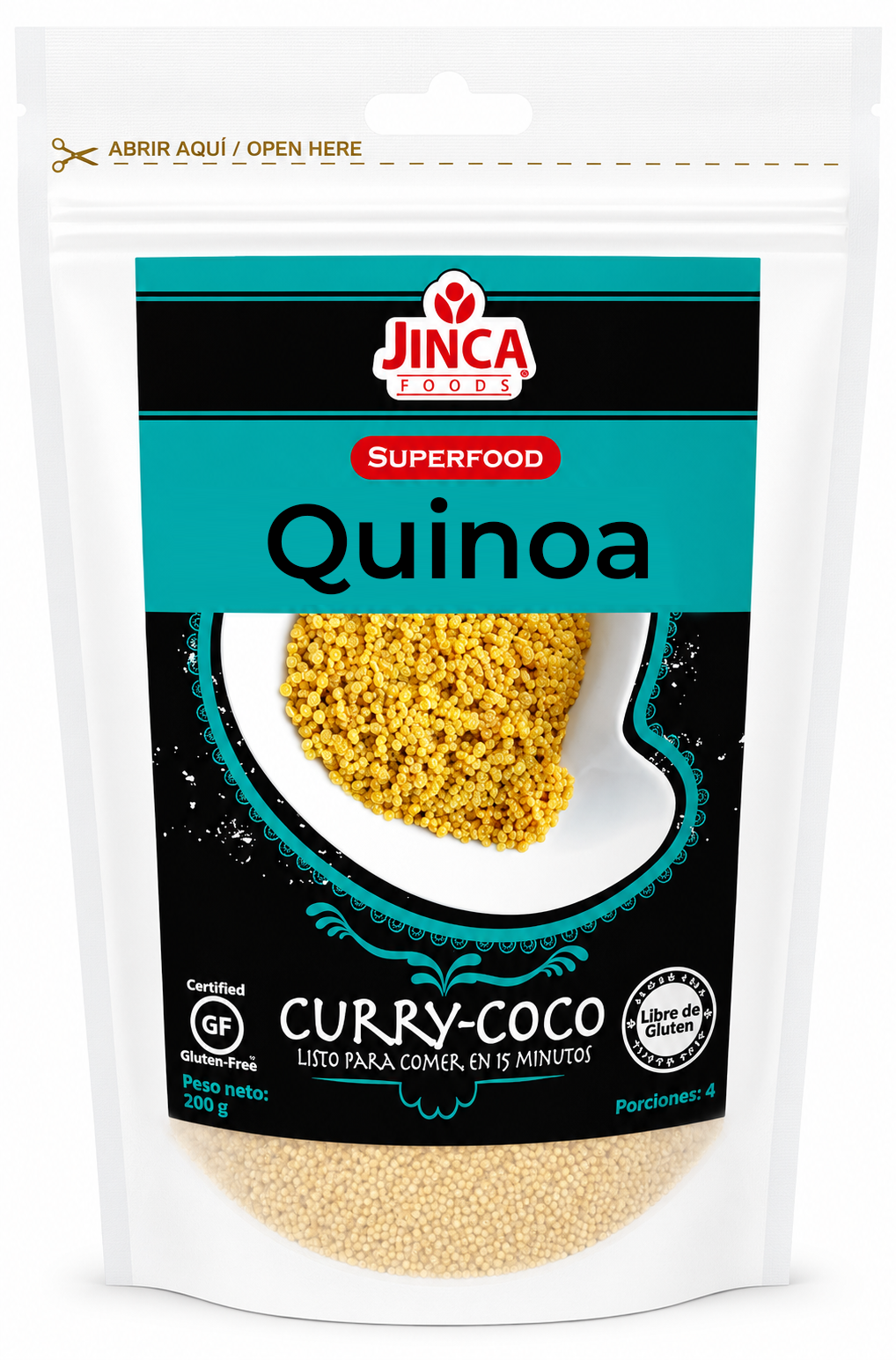QUINOA CURRY COCO JINCA 200G