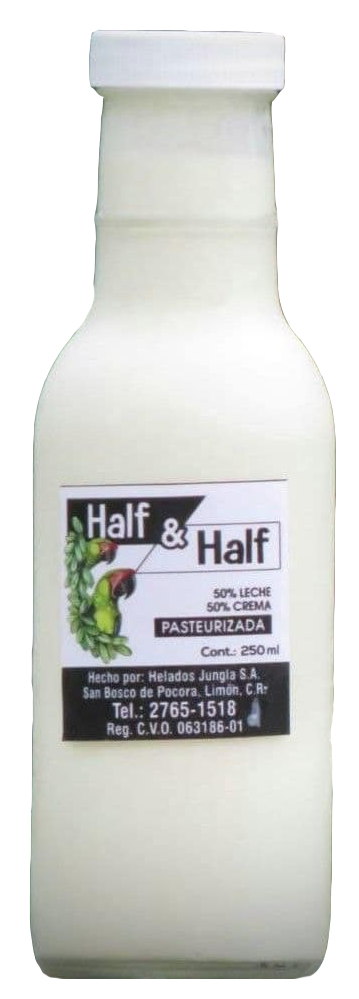 LECHE CREMA HALF Y HALF LAS LAPAS 375ML