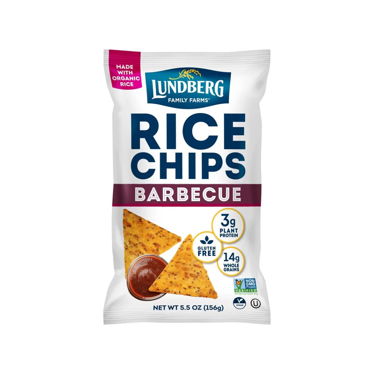 CHIPS DE ARROZ BBQ LUNDBERG 156g