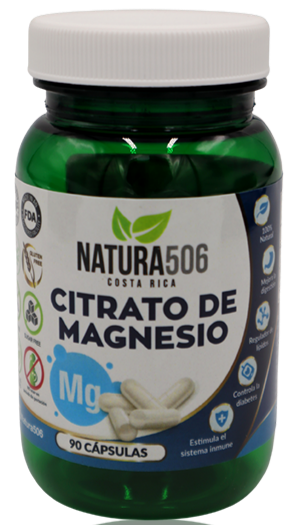CÁPSULAS DE CITRATO DE MAGNESIO NATURA506 90 CÁPSULAS