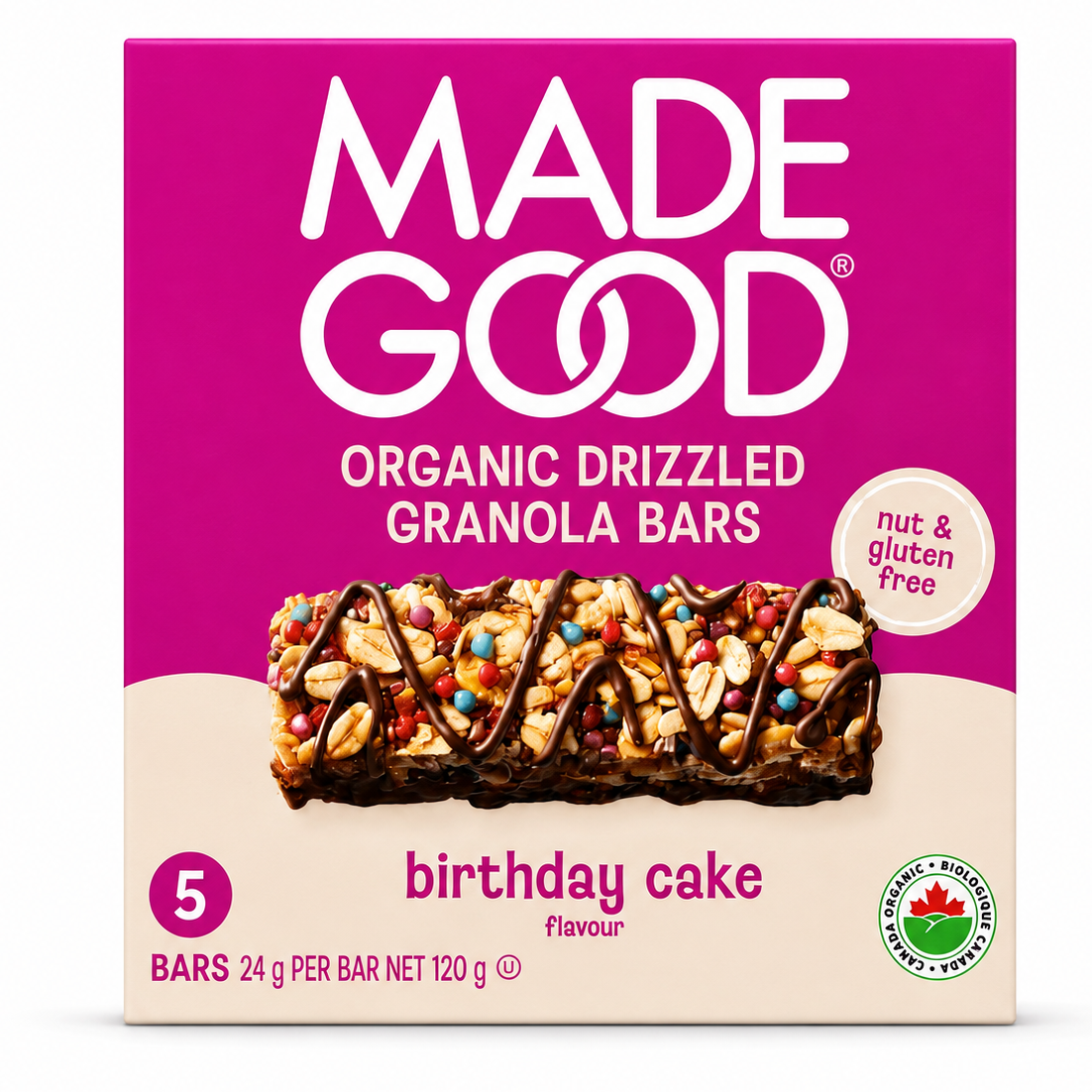 BARRAS ORGÁNICAS DRIZZLED MADE GOOD 6 UDS