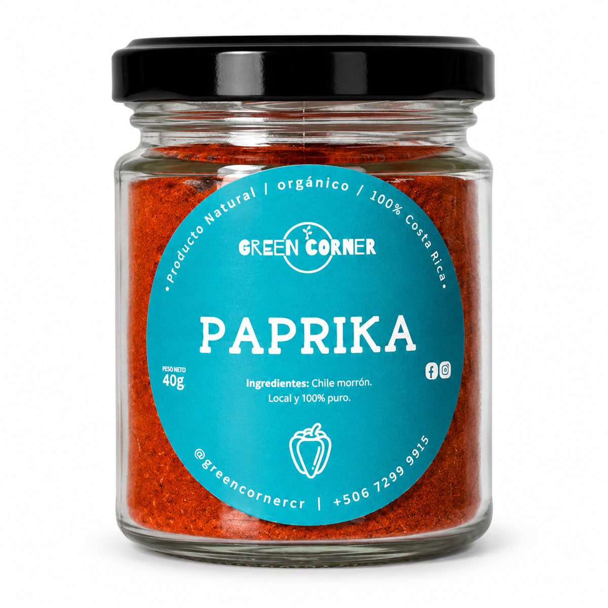 PAPRIKA GREEN CORNER FRASCO 40G